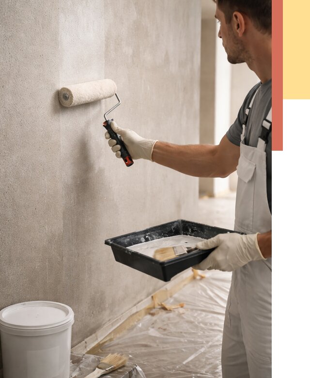 Грунтовка стен в Вязьме от 2262 руб. м2 — быстро, недорого, с материалом | ОТДЕЛОЧНИК-Взь