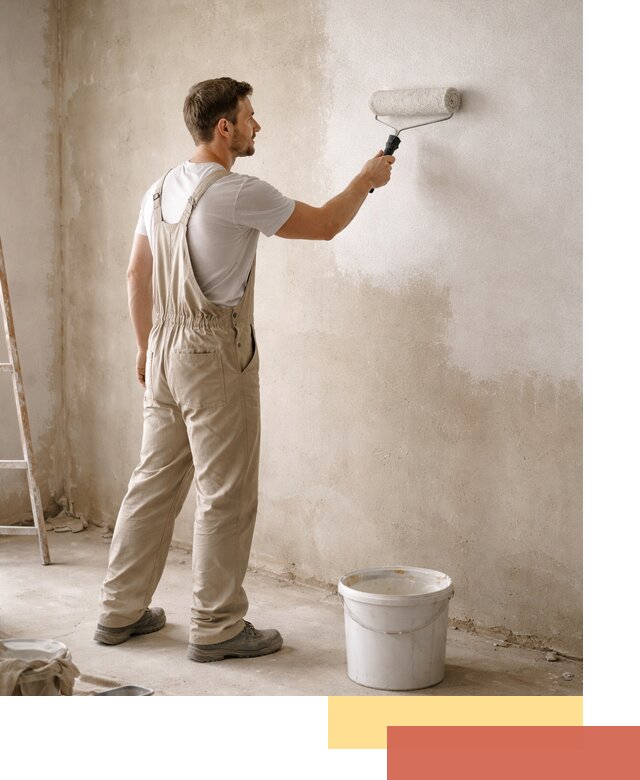 Грунтовка стен под отделку в Вязьме профессиональным раствором