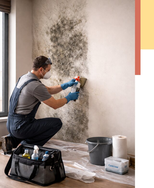 Удаление плесени со стен в Вязьме от 2211 руб. — быстро и недорого | ОТДЕЛОЧНИК-Взь