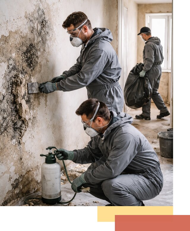 Удаление плесени со стен профессионально в Вязьме