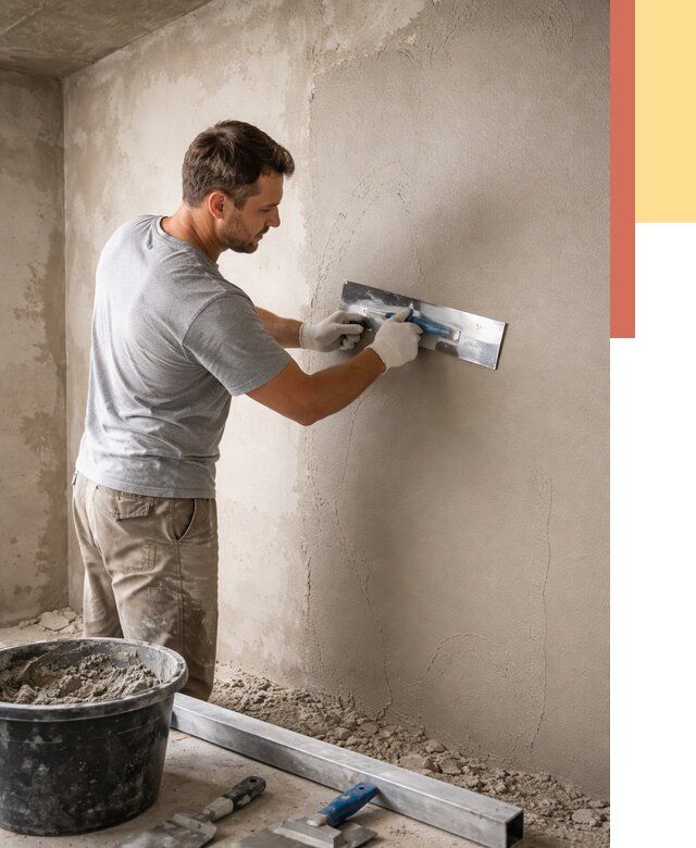 Штукатурка стен без маяков в Вязьме от 7403 руб/м2 — услуги и цена | ОТДЕЛОЧНИК-Взь