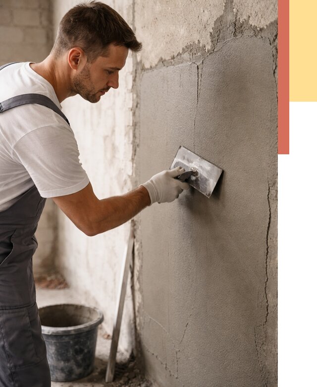 Штукатурка стен под плитку в Вязьме от 4318 руб./м2 — выравнивание под плитку | ОТДЕЛОЧНИК-Взь