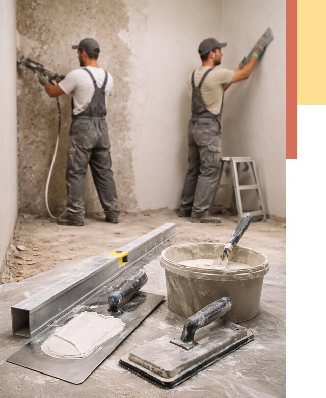 Штукатурка стен под обои в Вязьме от 4627 руб./м2 — выравнивание под обои | ОТДЕЛОЧНИК-Взь