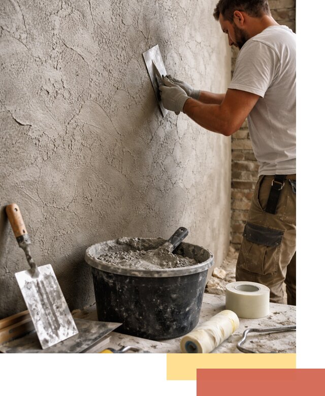 Декоративная штукатурка лофт в Вязьме — отделка стен и потолков