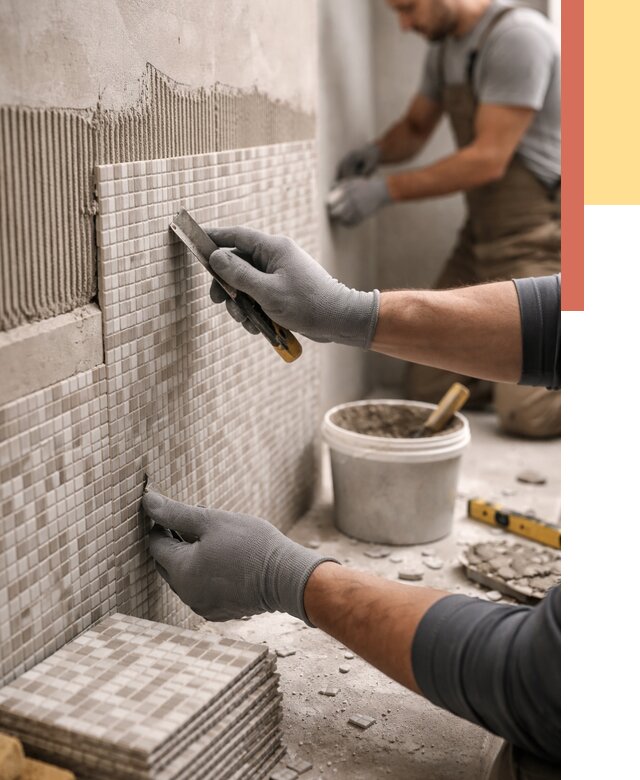 Облицовка стен мозаикой в Вязьме от 3290 руб/м2 — укладка мозаики на стены | ОТДЕЛОЧНИК-Взь