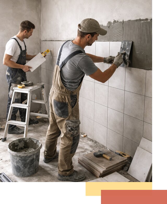 Укладка плитки на стены в Вязьме профессионально и надежно