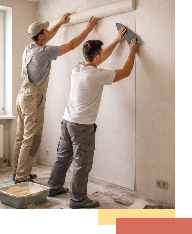 Поклейка виниловых обоев в Вязьме профессионально и качественно