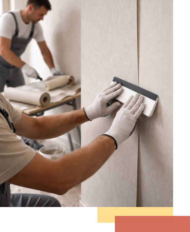 Поклейка обоев под покраску в Вязьме профессионально и быстро