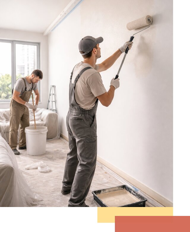 Покраска стен в офисе в Вязьме — быстрый и качественный ремонт