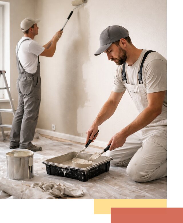 Покраска стен в квартире в Вязьме — профессионально и аккуратно