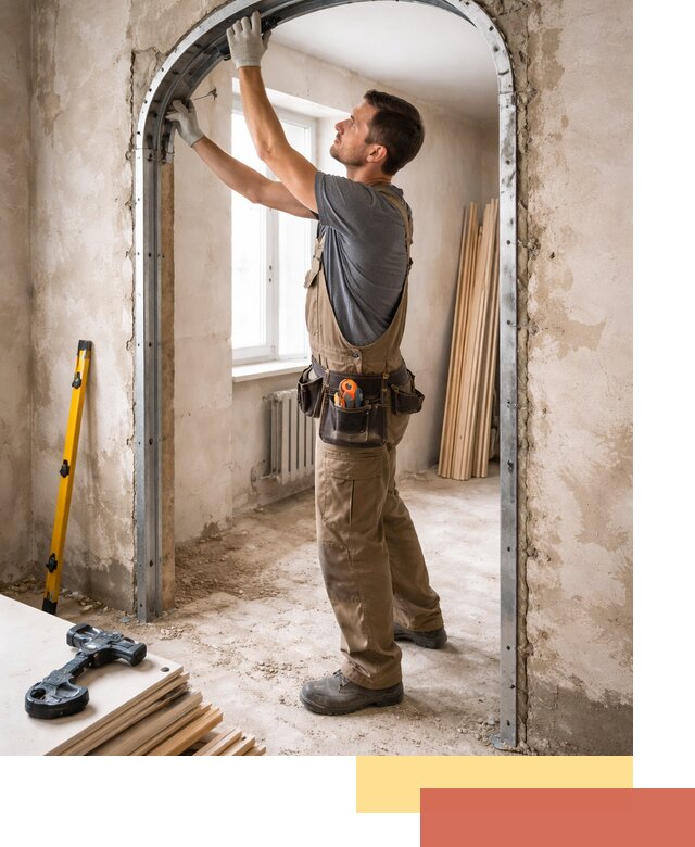 Устройство арочного проема в Вязьме под ключ