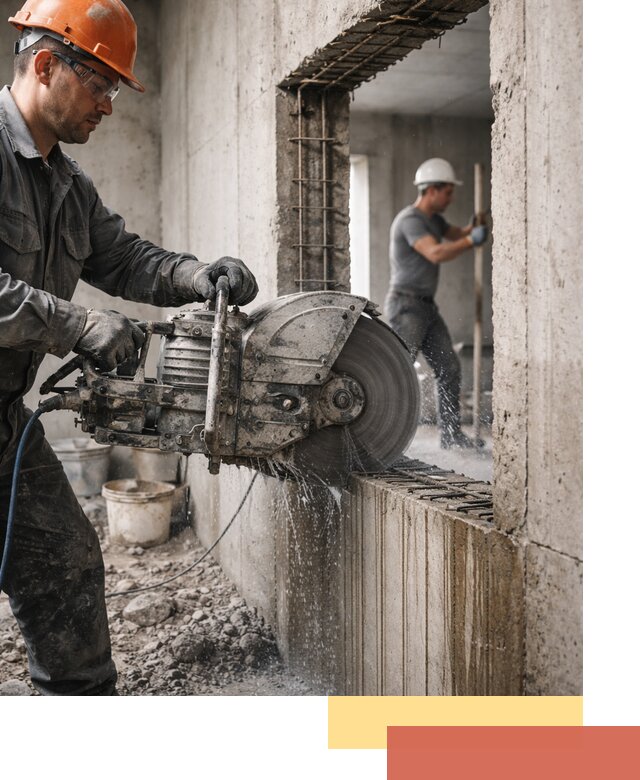 Алмазная резка проемов в Вязьме быстро и точно