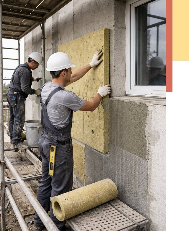 Утепление стен в Вязьме от 4421 руб. под ключ — быстро и недорого | ОТДЕЛОЧНИК-Взь