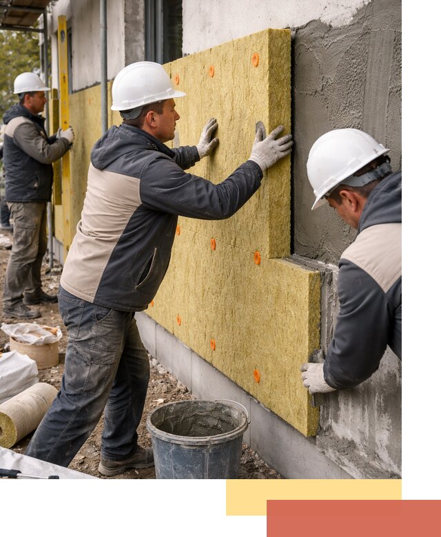 Утепление стен минватой в Вязьме — тепло и звукоизоляция