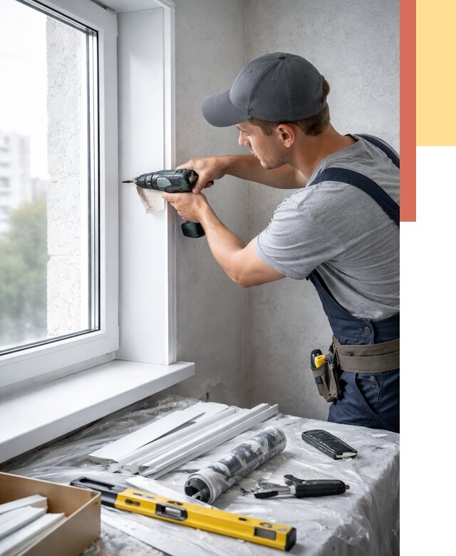 Установка пластиковых откосов в Вязьме от 2313 руб. | ОТДЕЛОЧНИК-Взь монтаж, быстро и недорого