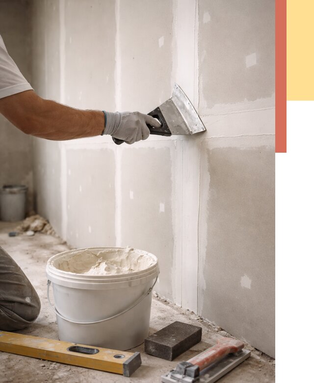 Шпаклевка перегородок из гипсокартона в Вязьме от 2571 руб. — услуги ОТДЕЛОЧНИК-Взь