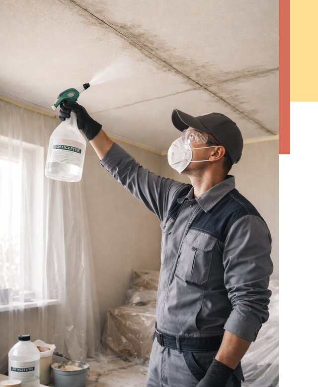 Антисептическая обработка потолка в Вязьме от 2571 руб. | ОТДЕЛОЧНИК-Взь