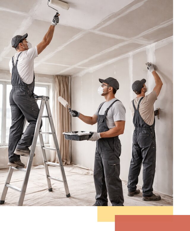 Покраска потолка из гипсокартона в Вязьме качественно и недорого