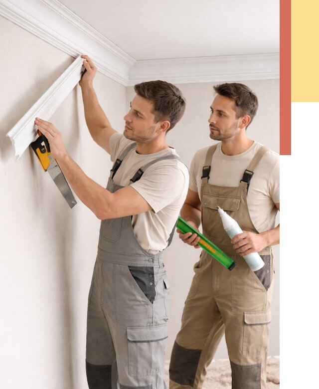Монтаж потолочного плинтуса в Вязьме от 2365 руб. — быстро и недорого | ОТДЕЛОЧНИК-Взь