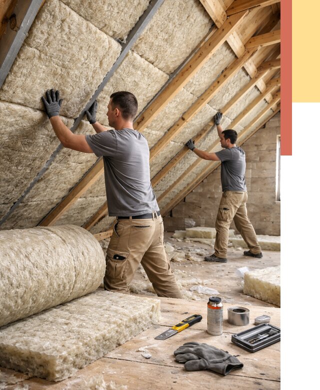 Утепление потолка минватой в Вязьме от 1491 руб. — быстро и недорого | ОТДЕЛОЧНИК-Взь